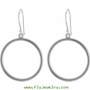 Sterling Silver Pair Precious Metal Fashion Earrings