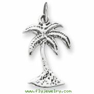 Sterling Silver Palm Tree Charm