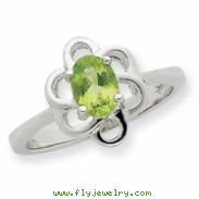 Sterling Silver Peridot Ring