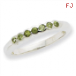 Sterling Silver Peridot Ring