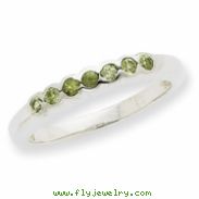 Sterling Silver Peridot Ring