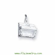 Sterling Silver Piano Charm