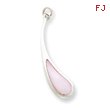 Sterling Silver Pink Mother Of Pearl Pendant