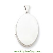 Sterling Silver Polished 2-Frame Oval Locket