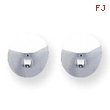 Sterling Silver Polished 9mm Ball Earrings