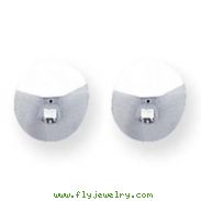 Sterling Silver Polished 9mm Ball Earrings