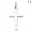 Sterling Silver Polished Cross Pendant