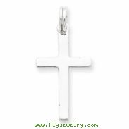 Sterling Silver Polished Cross Pendant