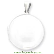 Sterling Silver Polished Domed Locket