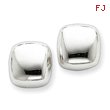 Sterling Silver Polished Square Earrings