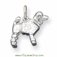 Sterling Silver Poodle Charm
