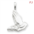 Sterling Silver Praying Hands Charm