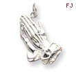 Sterling Silver Praying Hands Charm