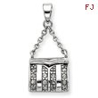 Sterling Silver Purse Charm