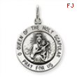 Sterling Silver Queen of the Holy Scapular Medal