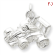 Sterling Silver Race Car Charm