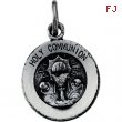 Sterling Silver Rd Holy Communion Pend Medal