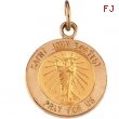 Sterling Silver Rd St John The Baptst Pend Mdl