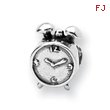 Sterling Silver Reflections Alarm Clock Bead