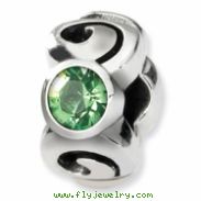 Sterling Silver Reflections August Swavorski Crystal Birthstone Bead