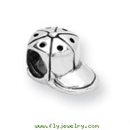 Sterling Silver Reflections Baseball Cap Bead