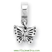 Sterling Silver Reflections Butterfly Dangle Bead