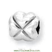 Sterling Silver Reflections Clover Bead