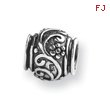 Sterling Silver Reflections Floral Bead