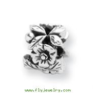 Sterling Silver Reflections Floral Bead