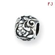 Sterling Silver Reflections Floral Bead