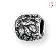 Sterling Silver Reflections Floral Bead