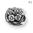 Sterling Silver Reflections Floral Bead