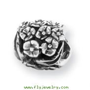 Sterling Silver Reflections Floral Bead