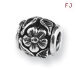 Sterling Silver Reflections Floral Bead