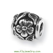 Sterling Silver Reflections Floral Bead