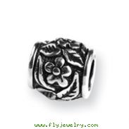 Sterling Silver Reflections Floral Bead