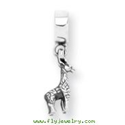 Sterling Silver Reflections Giraffe Dangle Bead