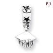 Sterling Silver Reflections Graduation Cap Dangle Bead