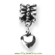 Sterling Silver Reflections Heart Dangle Bead