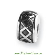 Sterling Silver Reflections Hinged X Clip Bead