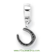 Sterling Silver Reflections Horseshoe Dangle Bead