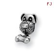 Sterling Silver Reflections Kids Dog & Bone Bead