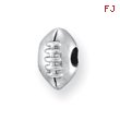 Sterling Silver Reflections Kids Football Bead