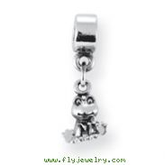 Sterling Silver Reflections Kids Frog Dangle Bead