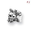 Sterling Silver Reflections Kids Hippo Bead