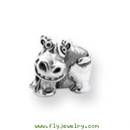 Sterling Silver Reflections Kids Hippo Bead