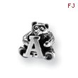 Sterling Silver Reflections Kids Letter A Bead