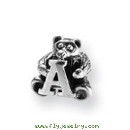 Sterling Silver Reflections Kids Letter A Bead