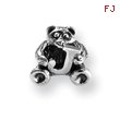 Sterling Silver Reflections Kids Letter J Bead