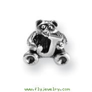 Sterling Silver Reflections Kids Letter J Bead